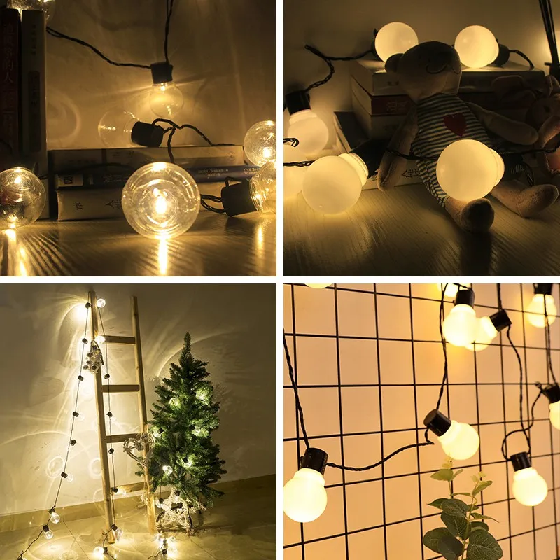 Outdoor Garland Street G50 Bulb String Light Christmas Lamp For Garden Party Camping Holiday Lighting