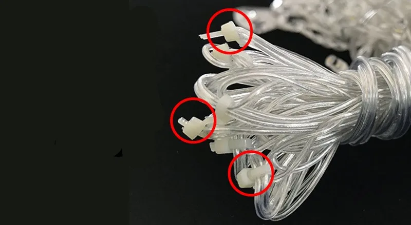 Christmas Decorations 2026 Star Garland 4M(W)*0.4/0.5/0.6M(H) With Twinkling Strobes (Warm White+Cool White)8 Modes Festoon Led