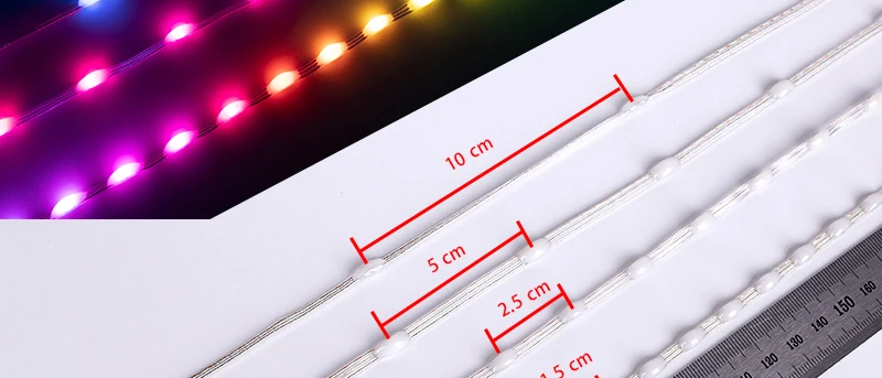 Wholesale Full Dream Color LED Strip String Fairy Lights WS2811 RGBIC Addressable Individually 5V IP67 Decorate Christmas Tree