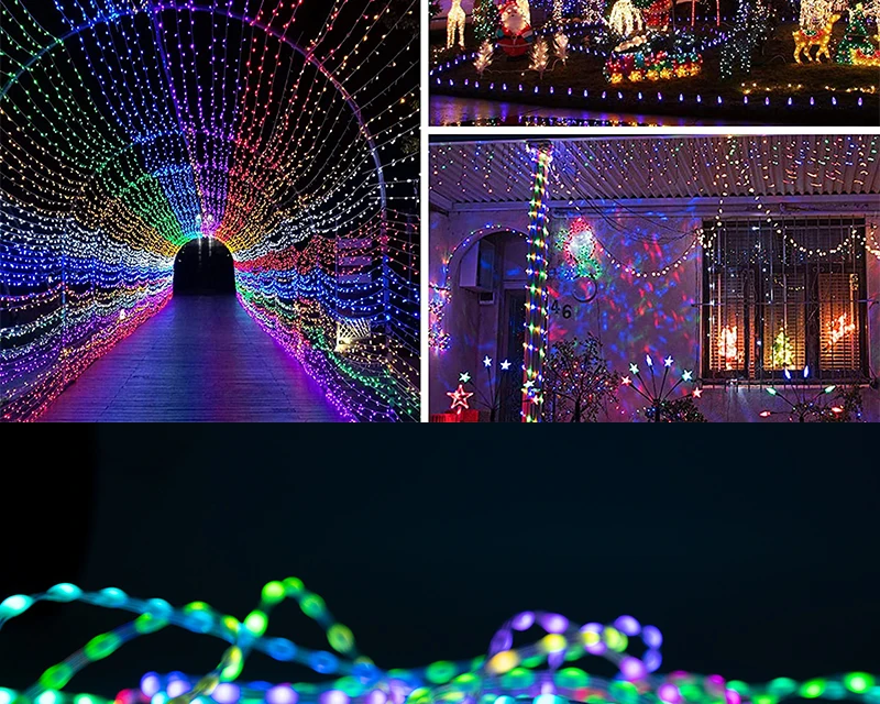 Wholesale Full Dream Color LED Strip String Fairy Lights WS2811 RGBIC Addressable Individually 5V IP67 Decorate Christmas Tree