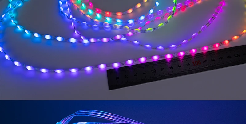Wholesale Full Dream Color LED Strip String Fairy Lights WS2811 RGBIC Addressable Individually 5V IP67 Decorate Christmas Tree