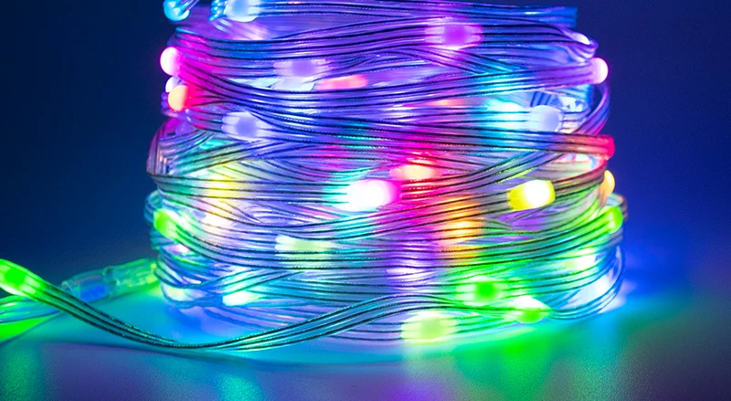 Wholesale Full Dream Color LED Strip String Fairy Lights WS2811 RGBIC Addressable Individually 5V IP67 Decorate Christmas Tree