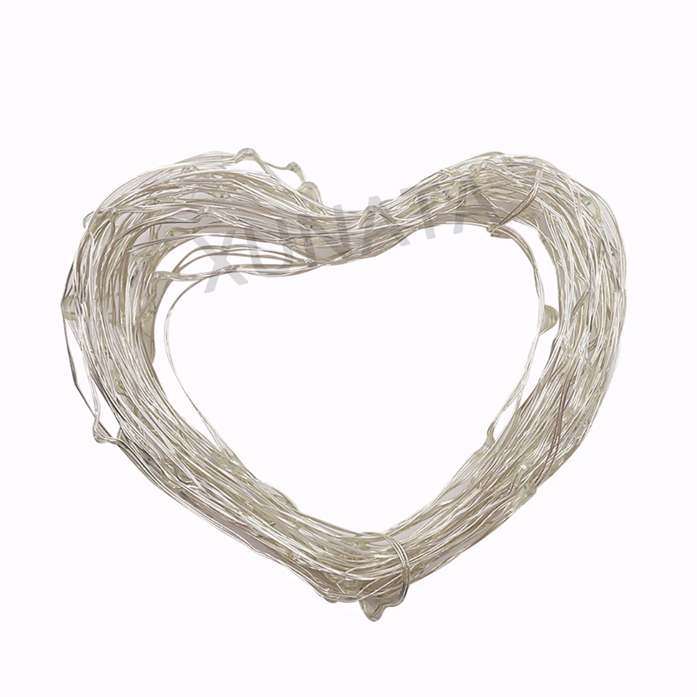LED Silver Wire Fairy Lights Battery Operated Waterproof Led String with On Off Switch for Wedding Christmas Party Home Decor