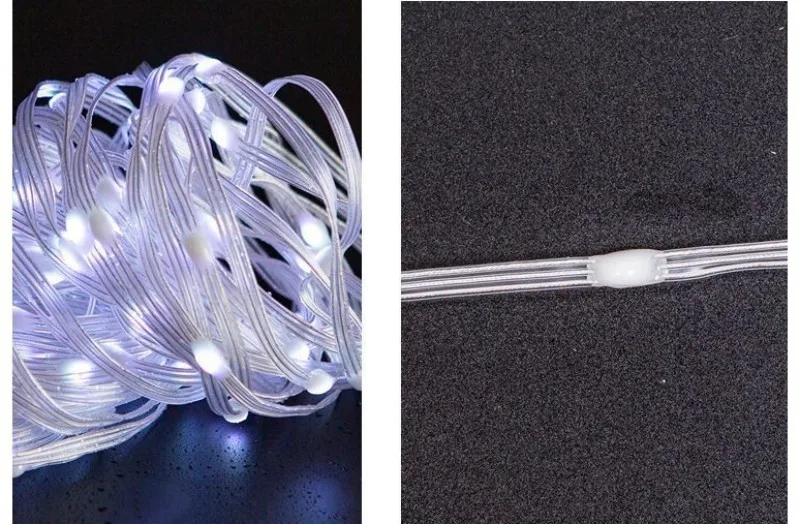 RGB LED Fairy String Lights Dreamcolor USB Christmas Light Bluetooth APP Smart Garland Fairy Light Christmas Wedding Party Decor