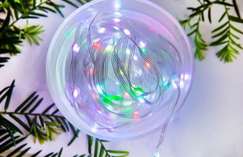 RGB LED Fairy String Lights Dreamcolor USB Christmas Light Bluetooth APP Smart Garland Fairy Light Christmas Wedding Party Decor