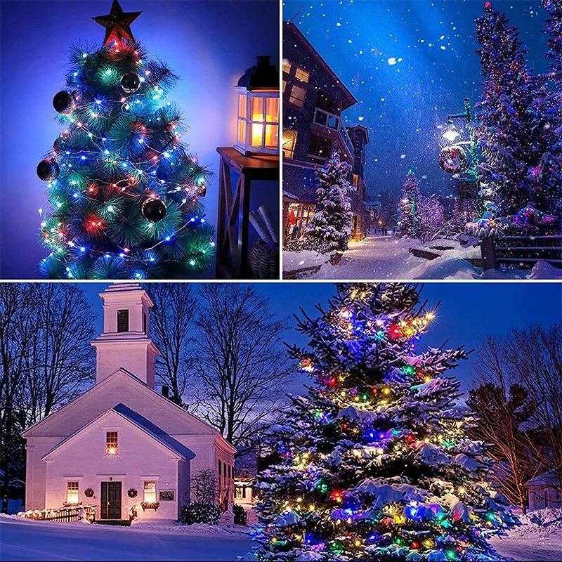 RGB LED Fairy String Lights Dreamcolor USB Christmas Light Bluetooth APP Smart Garland Fairy Light Christmas Wedding Party Decor