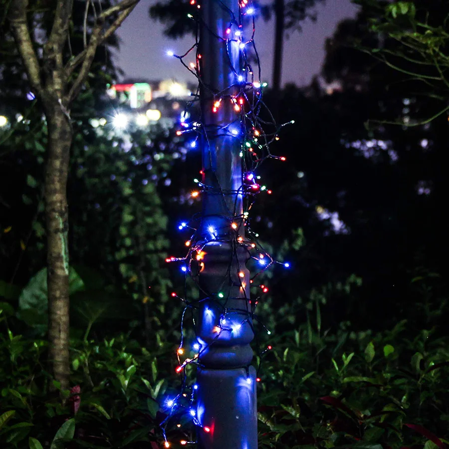 Waterproof 8 Modes 10M 20M 30M 50M Fairy Garden Light Outdoor Indoor String Light Garland for Party Wedding Christmas Decoration