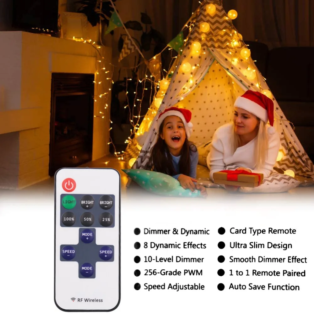 10/20/30/50M Christmas Lights Strip DC 12V Fairy Light Waterproof Silver Wire Xmas Lamp Wedding Decor Christmas Tree Ornament