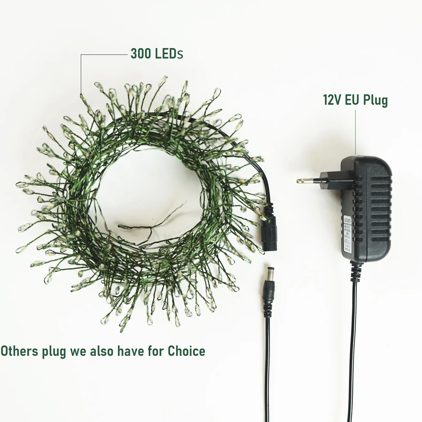 600 LED Birthday Party Led String Lights Cluster Garden for Wedding Fairy Light Outdoor Garland for Christmas Tree Decoration