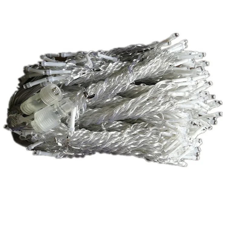 Christmas Decorations For Home Outdoor Festoon Led Garland Icicle Curtain Light New Year 2026 Decor Droop 0.5/0.6/0.7M EU Plug