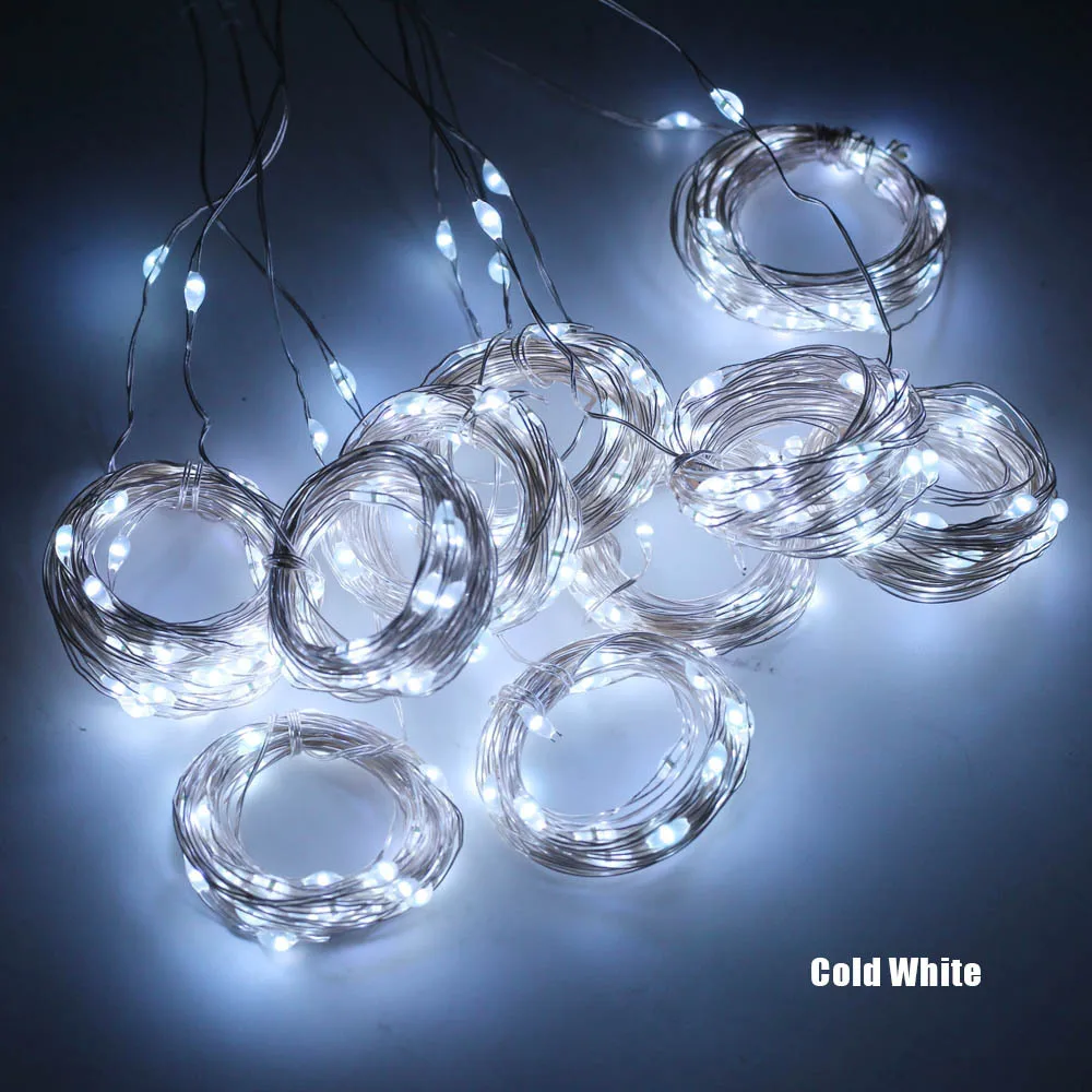 Christmas 3M LED Curtain Garland Fairy String Light USB Remote Control Wedding Party Holiday Decoration for Home Bedroom Curtain