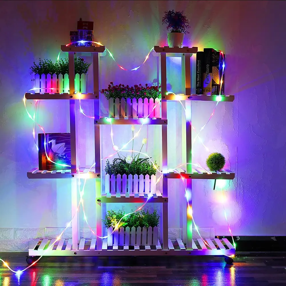 Christmas Decorations Tube Fairy Lights For Home 2026 Festoon Led Tube Rope String Light Plug-Operated 10/20/30/40M New Year