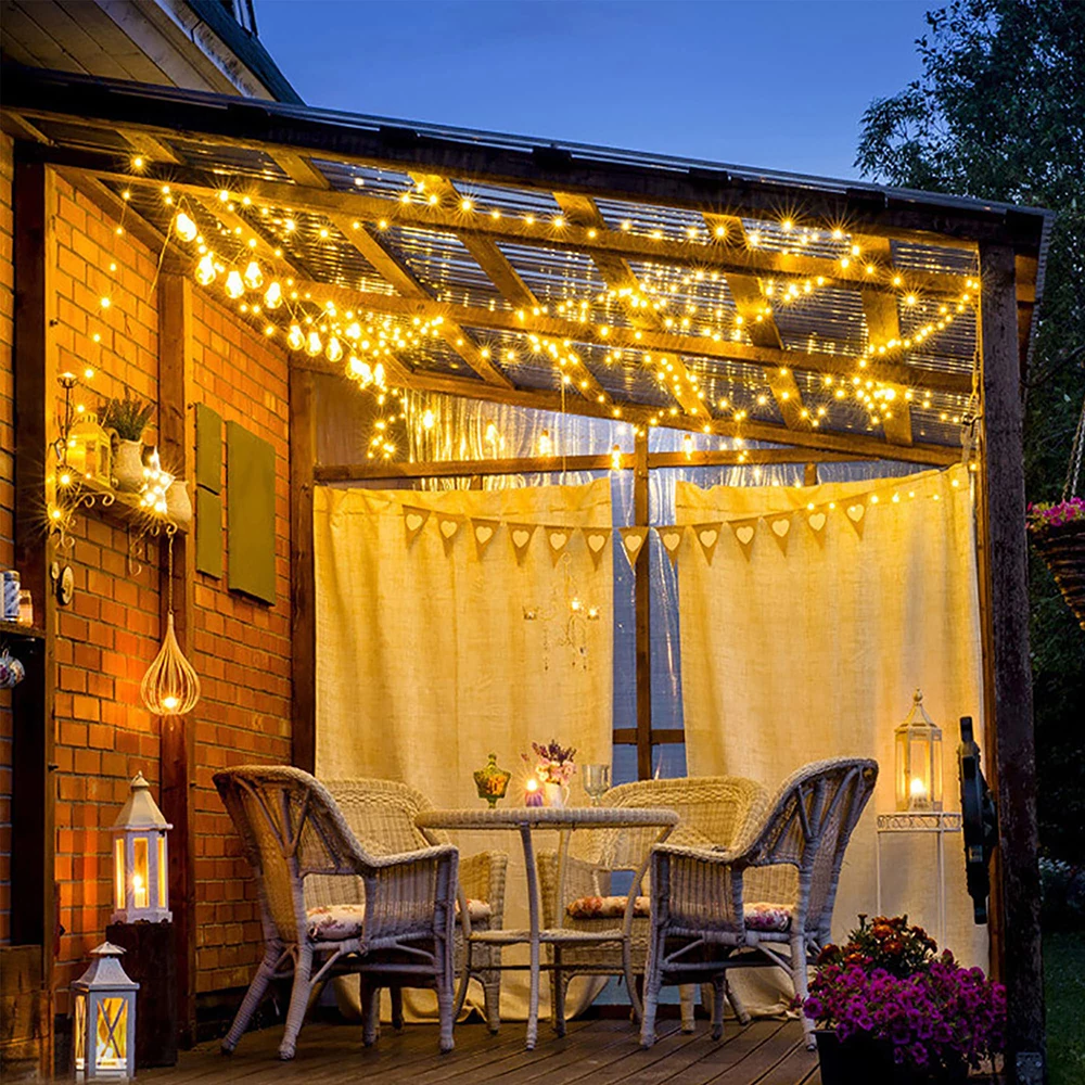 50M 500LED Fairy String Lights IP65 Waterproof Outdoor Connectable Christmas Decoration for Home Party Wedding Garden