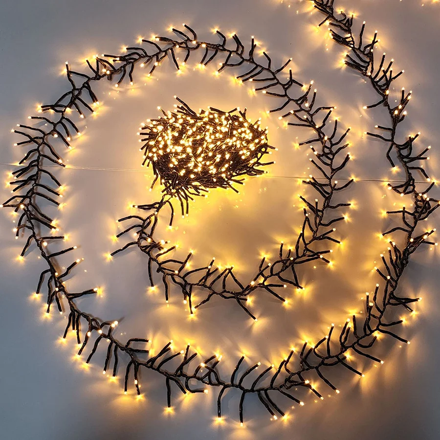 10M/20M/30M Christmas Garland String Lights Outdoor 8 Modes Waterproof Fairy Lights for Garden Party Wedding New Year Decor