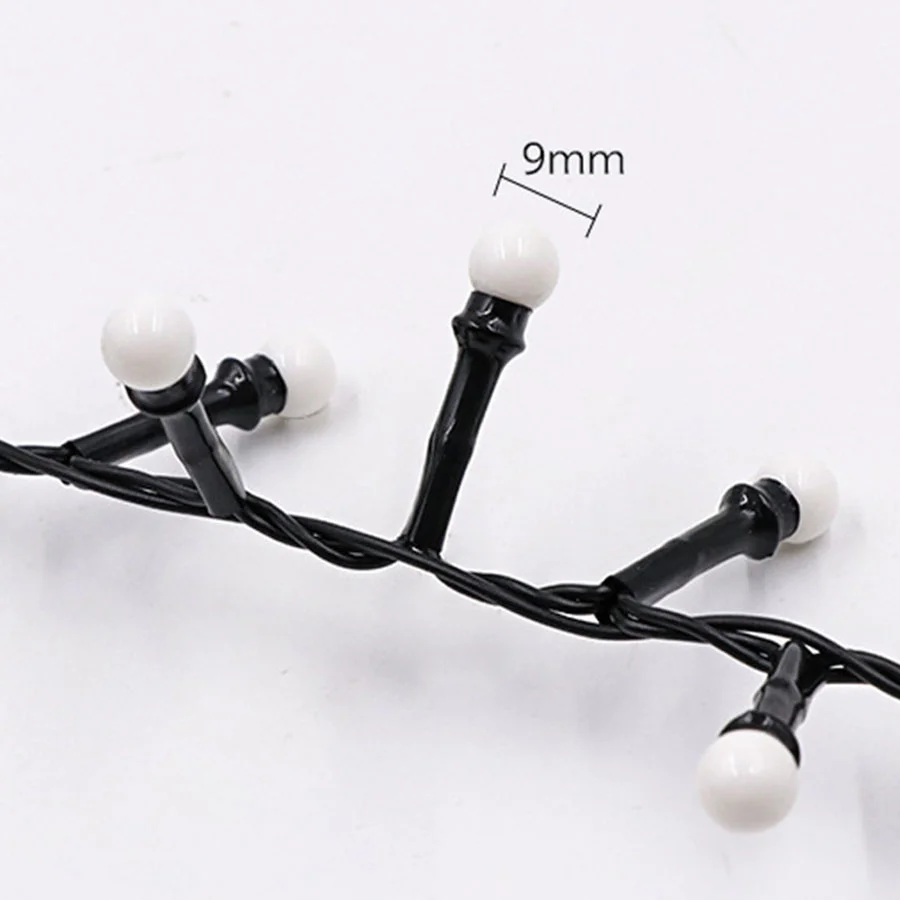 10M 500LED Round Ball Christmas Garland Fairy Lights Waterproof 8 Modes Garden Firecracker String Light for Party New Year Decor