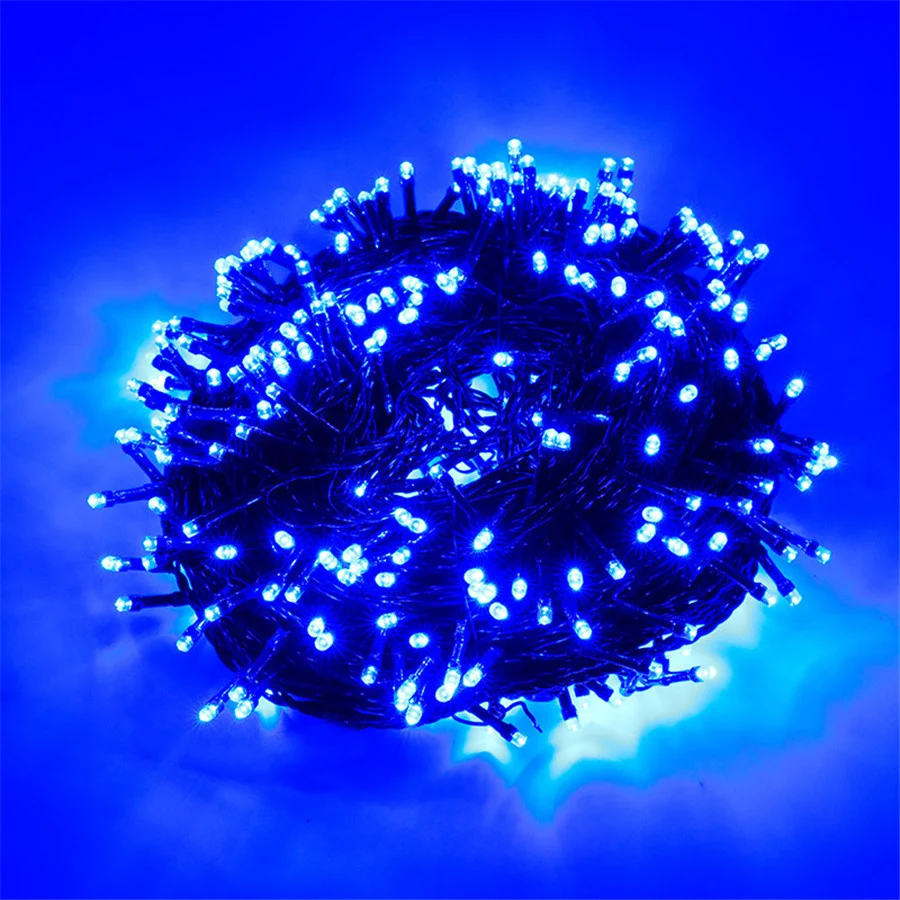 10/20/30/50M LED Christmas Tree Fairy Lights Outdoor Waterproof Garden String Lights for Party Wedding Garland Backyard Decor