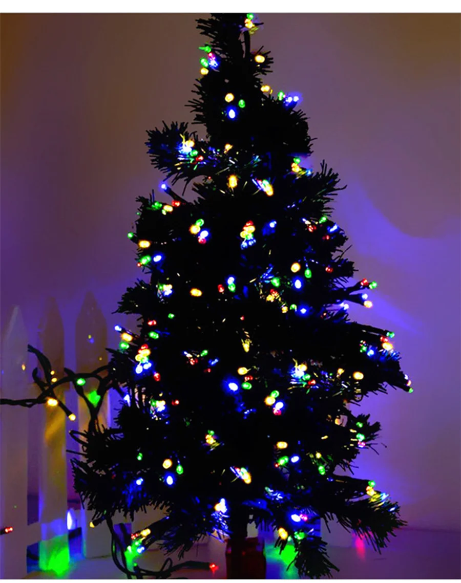 10/20/30/50M LED Christmas Tree Fairy Lights Outdoor Waterproof Garden String Lights for Party Wedding Garland Backyard Decor