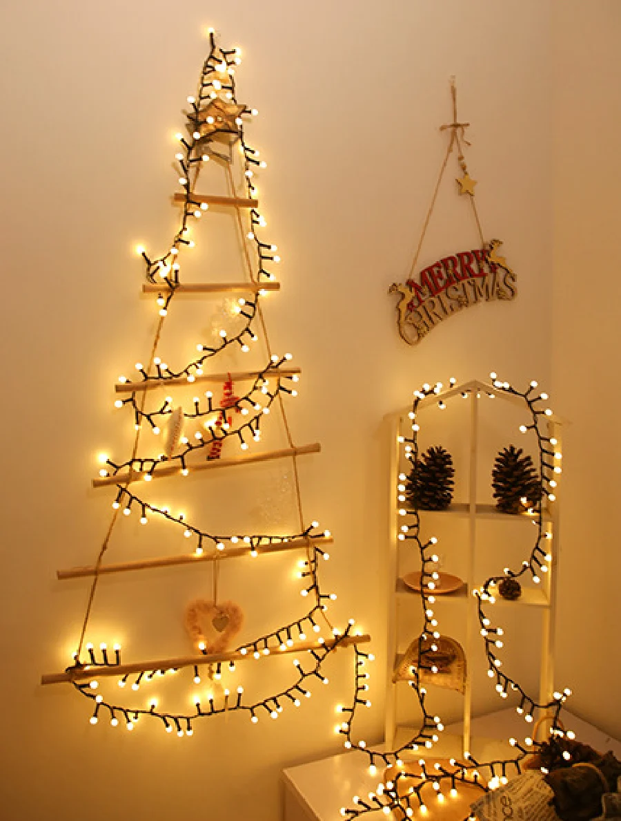 Tirvose 350/500LEDs Fairy Lights 8 Modes Christmas Round Ball Garland String Light for Home Garden Party Courtyard Decorations