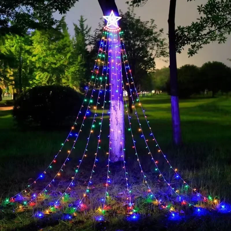 1/3/6M LED Snowflake Fairy Lights Battery/USB Power Copper Wire Garland Light New Year Garden Outdoor Wedding Living Room Decor