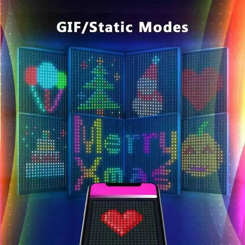 RGBIC Party Christmas Lights USB 5V WS2812B Bluetooth 400leds LED String Fairy Lights Surplife Wedding Waterproof Decor Garland