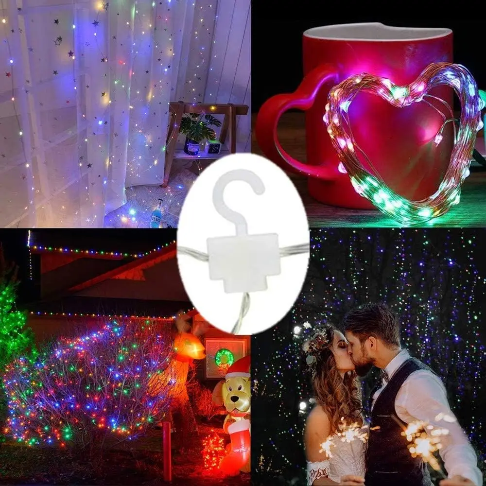 300LED Curtain Fairy Lights 8 Modes Indoor Twinkle String Lights with Remote Bedroom Window Wedding Party Wall Decor Christmas