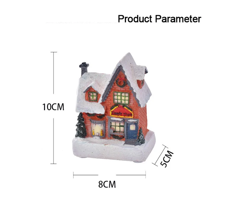 Christmas House Light Decorations For Home Ornaments Kids Xmas Gift New Year 2024 Navidad Decor Bedroom Night Light With Battery