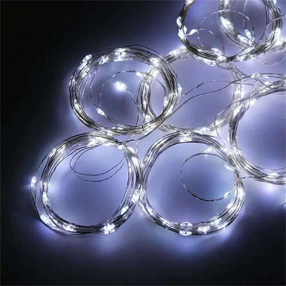 Christmas Fairy Light Party 8 Mode LED Holiday USB Curtain String Lights Birthday Decoration Garland Wedding Home Decor 3M 6M