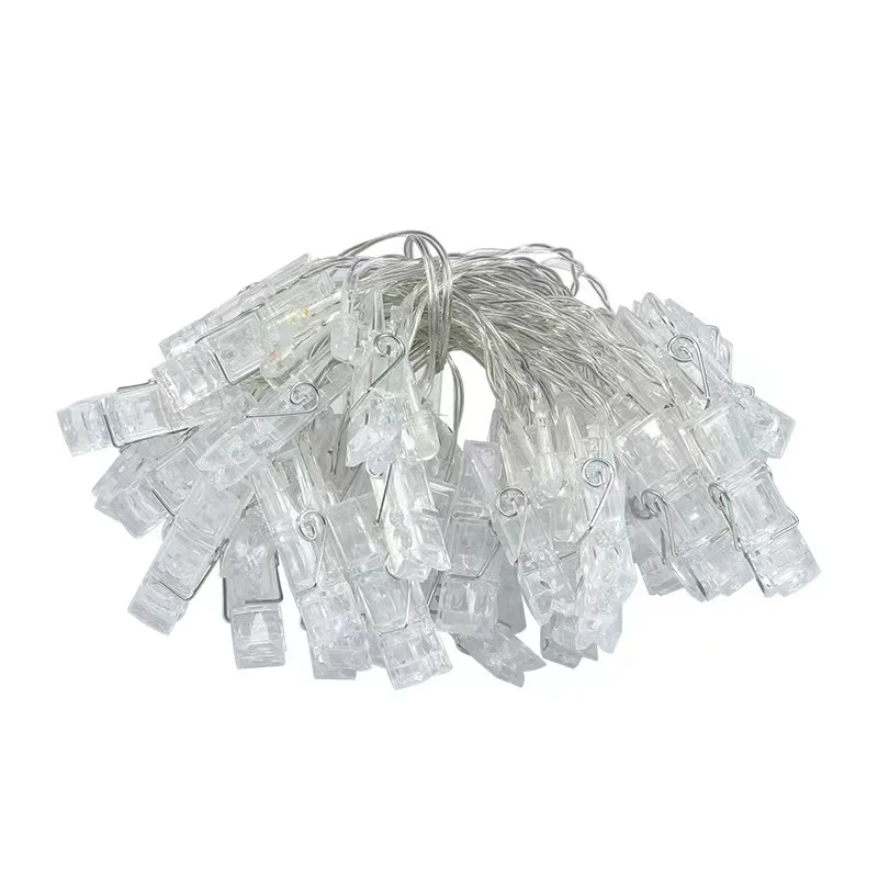 LED Fairy Lights with Photo Clips 10LEDs 20LEDs for Christmas Decoration Valentine Gift Decor