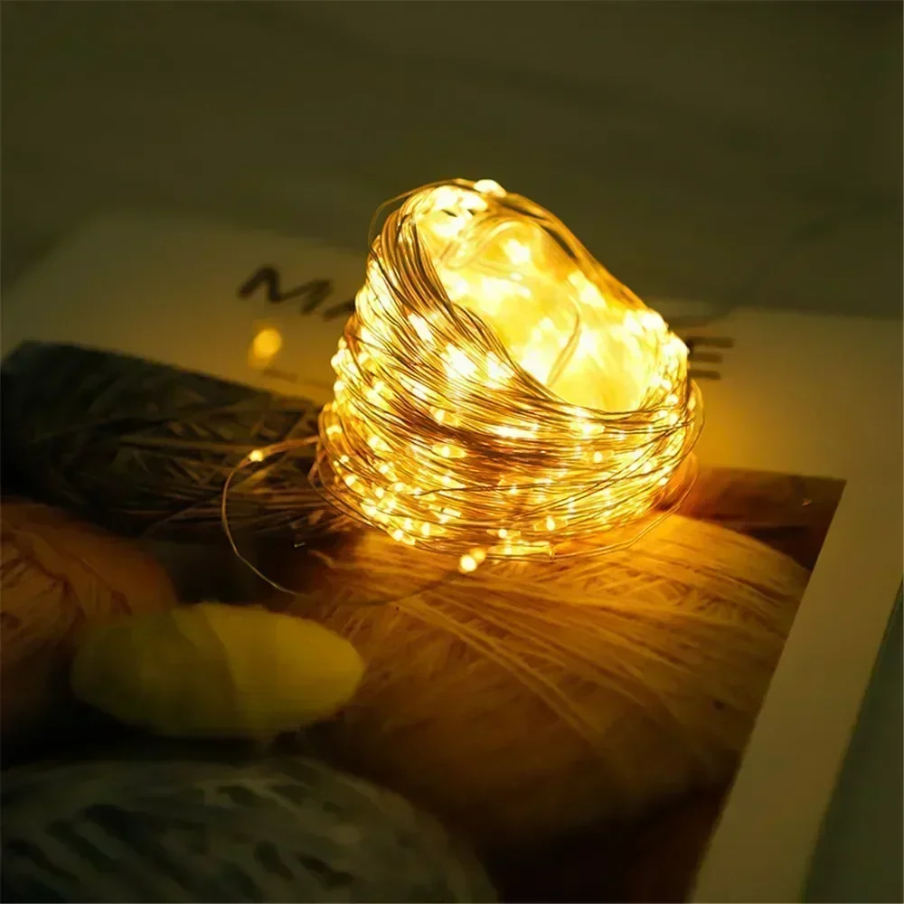 Outdoor Solar Rope Light Waterproof Garden Christmas Decoration Xmas Garland Tube String Light LED Fairy String Lights