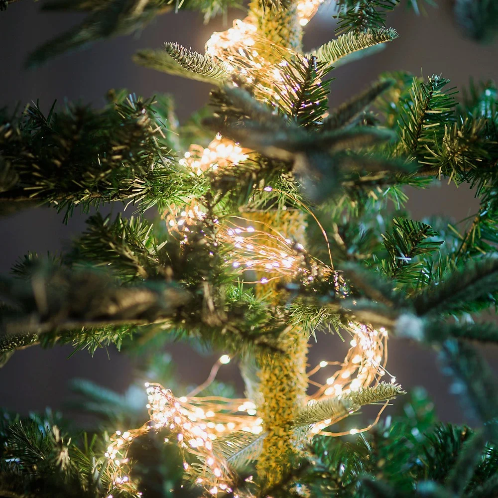 600LED Fairy Lights Garland Christmas Mini LED Decoration For Home Bedroom Waterfall Branch Lights Holiday Party Hallowen Lamp