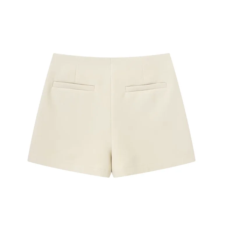 HXAO Shorts Women 2024 Black White Mini shorts Women's Shorts High waist Micro Casual Skirt Shorts Asymmetric Shorts Skirt Mujer