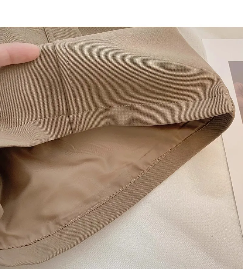 Casual Women A-Line Shorts Fashion Office Lady Commute Vintage Solid High Waist Short Pants Casual Streetwear Summer Trousers