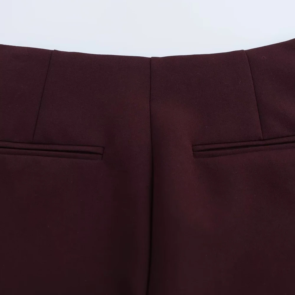 High Waist Solid Skort for Women Fashion Side Zipper Female Shorts Skirts Mujer