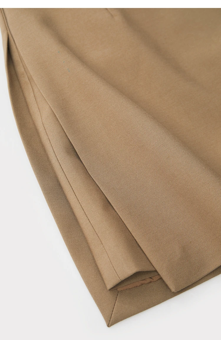 AMII Minimalism Casual Shorts Skirts Women High Rase 2026 Autumn New Fashion Commuter Lady Straight Blazer A-Line Skirt 12343035