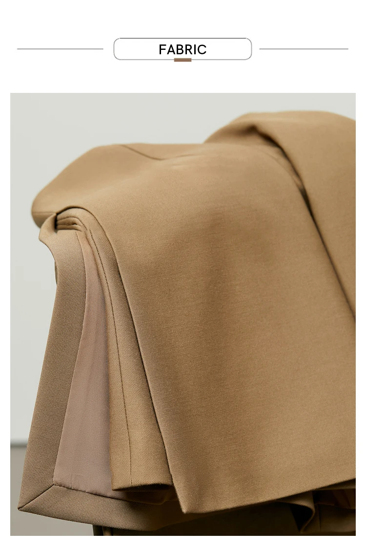 AMII Minimalism Casual Shorts Skirts Women High Rase 2026 Autumn New Fashion Commuter Lady Straight Blazer A-Line Skirt 12343035