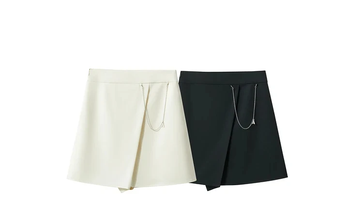 AMII Minimalism Casual Shorts Skirts Women High Rase 2026 Autumn New Fashion Commuter Lady Straight Blazer A-Line Skirt 12343035