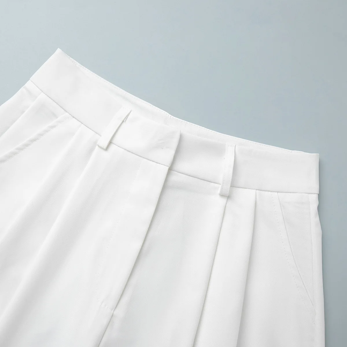 Summer New High Waist Shorts for Women Casual Loose Wide Leg Solid Shorts Female Short Pants Y2k Booty Shorts