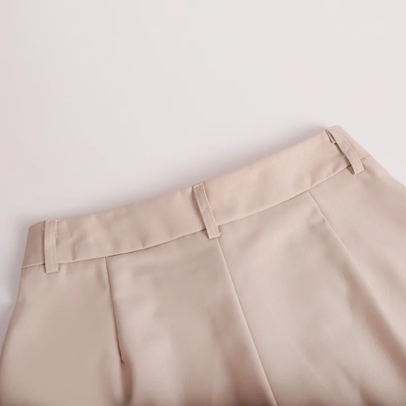 Summer New High Waist Shorts for Women Casual Loose Wide Leg Solid Shorts Female Short Pants Y2k Booty Shorts