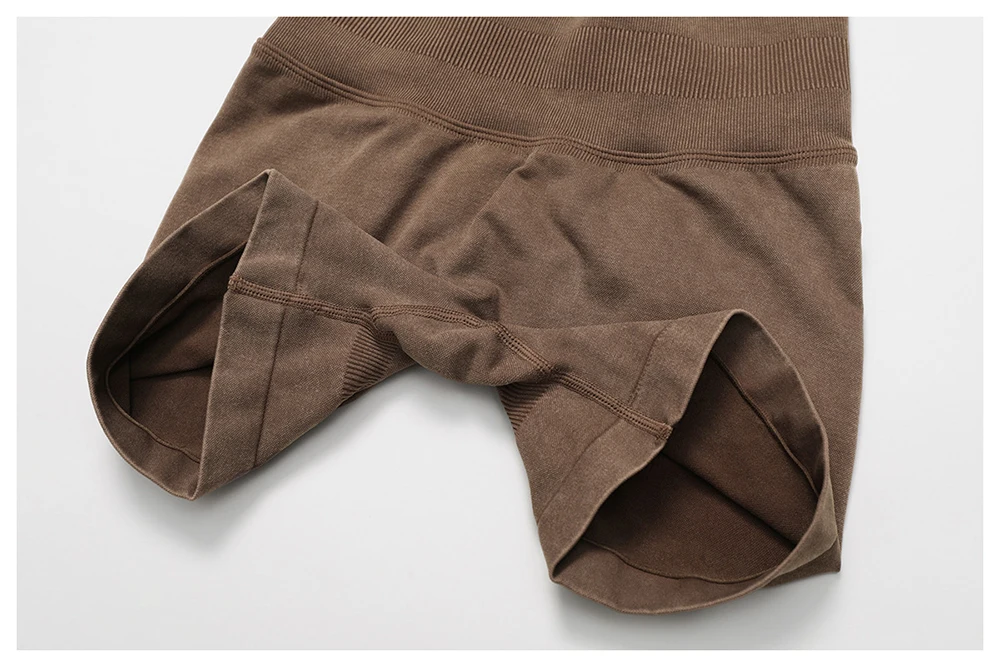 Fashionable Sexy Seamless Sand-Washed Yoga Shorts High-Waisted Hip-Lifting Shorts Tight Running Sports Fitness Yoga Pants Women