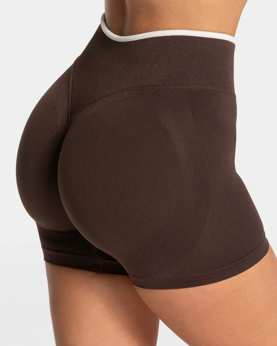 Women's Seamless Gym Color Blocking Sports Shorts High Elastic Tight High Waist Hip Lifting Yoga Pants Running Sports Shorts