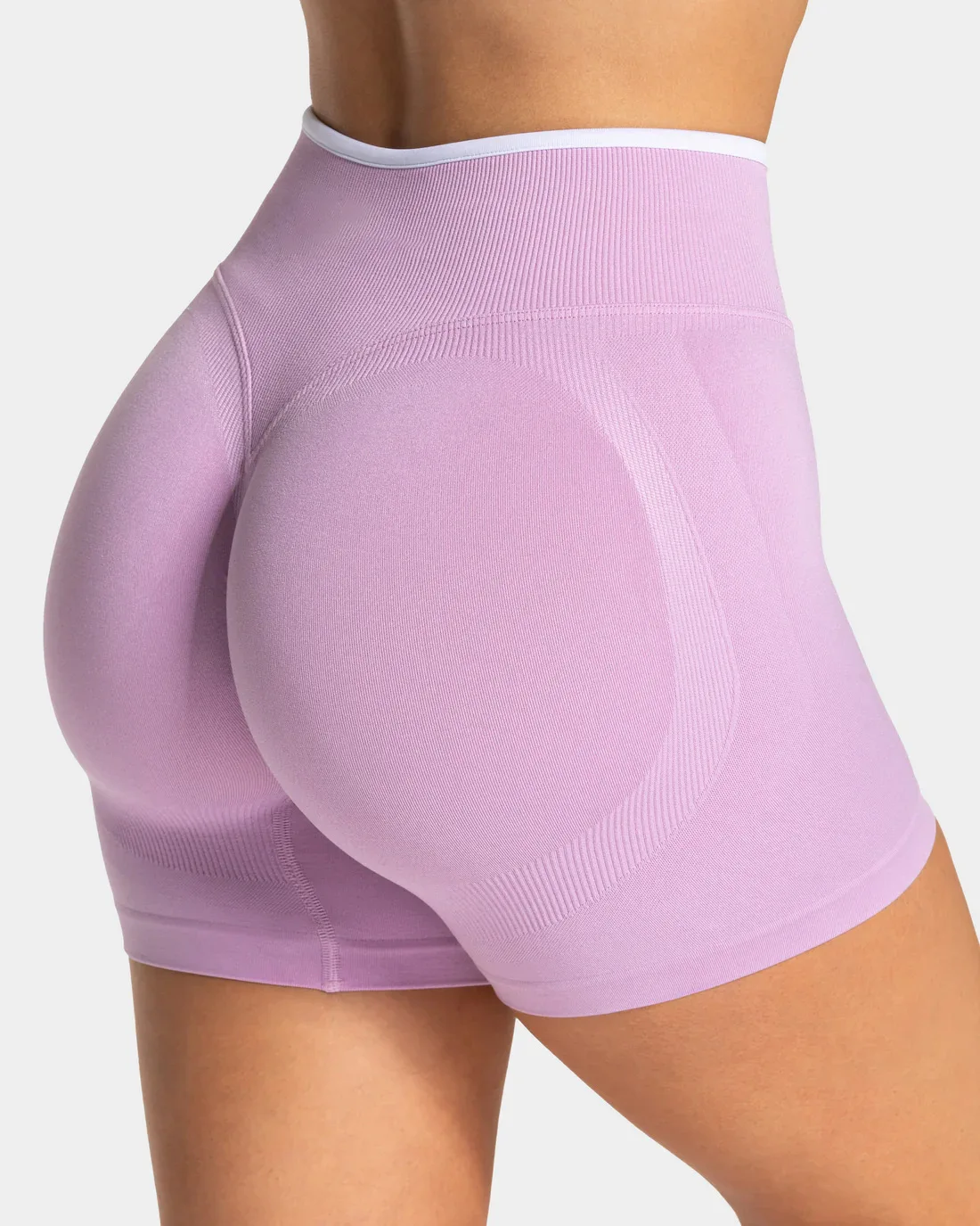 Women's Seamless Gym Color Blocking Sports Shorts High Elastic Tight High Waist Hip Lifting Yoga Pants Running Sports Shorts