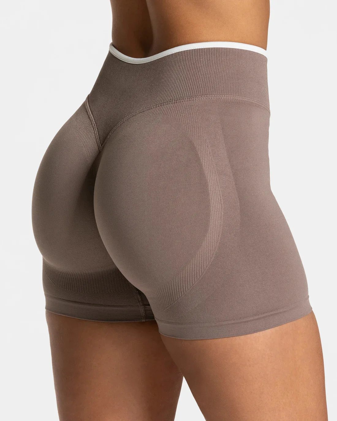 Women's Seamless Gym Color Blocking Sports Shorts High Elastic Tight High Waist Hip Lifting Yoga Pants Running Sports Shorts