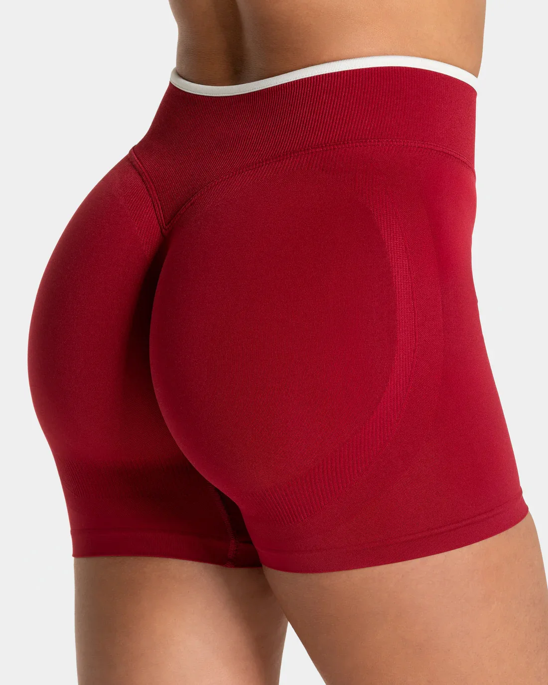 Women's Seamless Gym Color Blocking Sports Shorts High Elastic Tight High Waist Hip Lifting Yoga Pants Running Sports Shorts