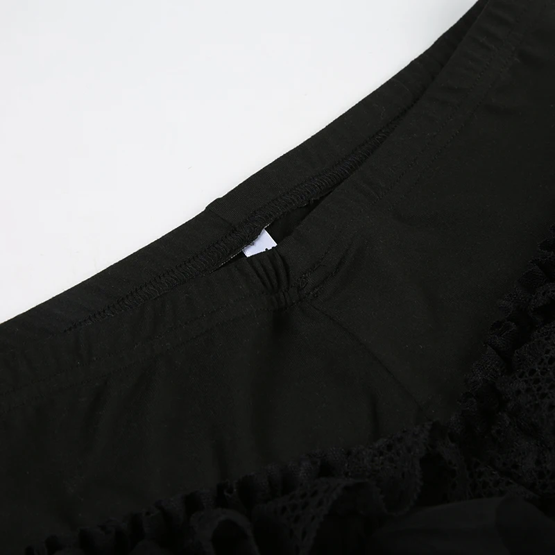 AltGoth Gothic Hotsweet Shorts Women Y2k E-girl Dark Sexy Aesthetic Cute Kawaii Streetwear Lace Patchwork Low Waist Shorts Femme