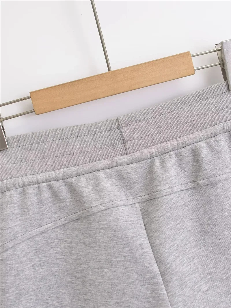 Black Mini Shorts For Woman Summer Clothes 2024 Low Rise Shorts Knitted Korean Fashion Shorts Low Waist Buttoms With Drawstrings