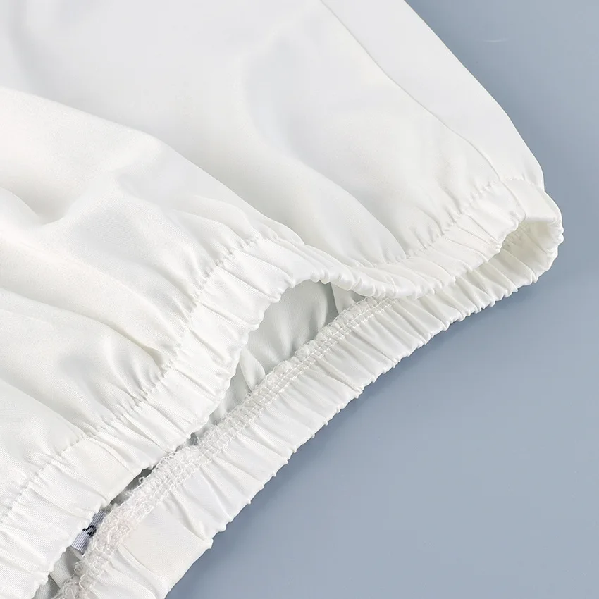 Trendix High Waist Satin Shorts Women's Summer Loose Casual Party Short Pants 2026 Holiday Solid Patchwork Lace Shorts Femme