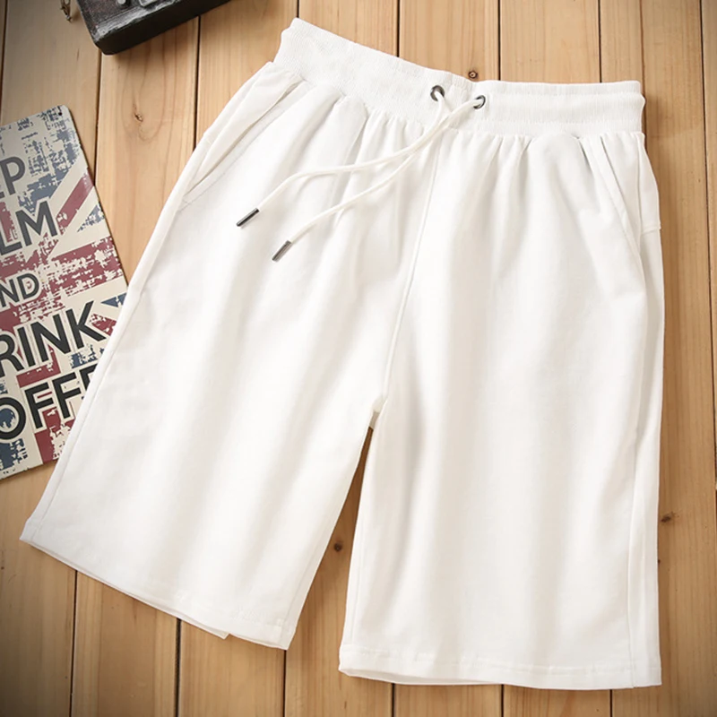 100% Cotton Women's Shorts Hot Pants,Sports Shorts Plain Bottoms,Knee-length Casual High Waisted,Korean Style Women Loose Short