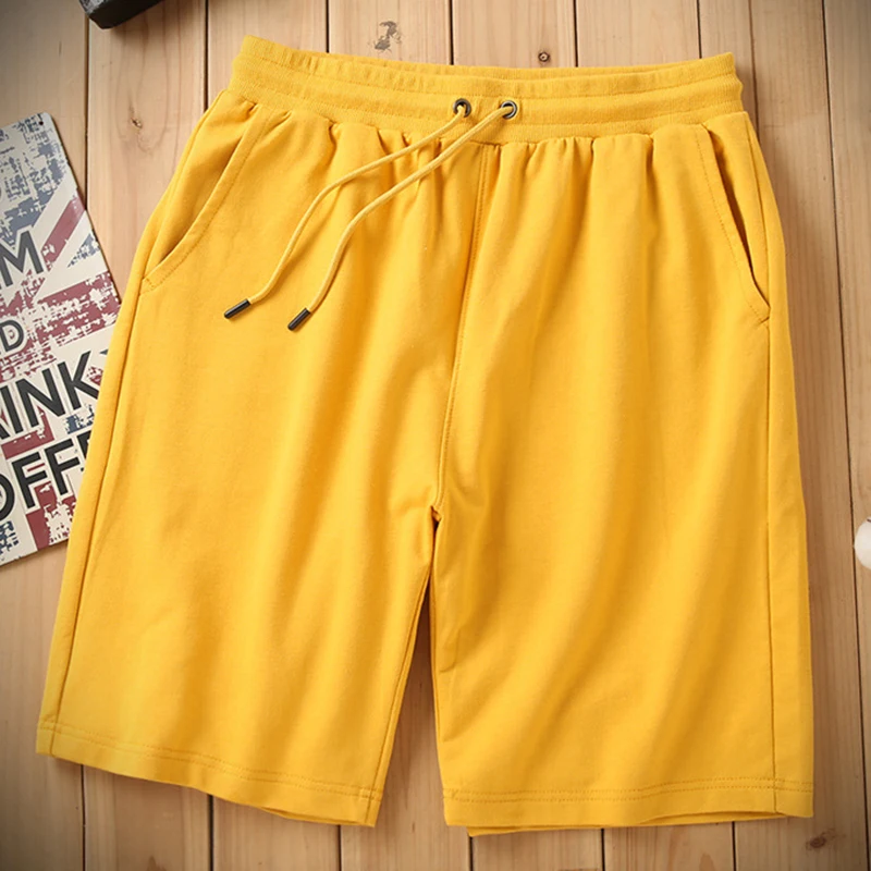 100% Cotton Women's Shorts Hot Pants,Sports Shorts Plain Bottoms,Knee-length Casual High Waisted,Korean Style Women Loose Short