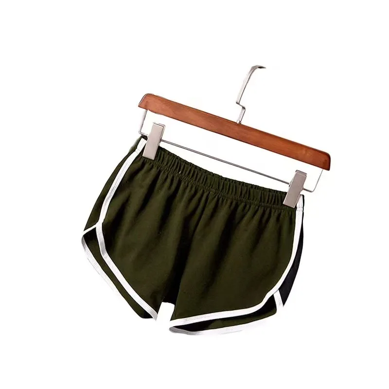 Sports Shorts Women Summer 2024 New Candy Color Anti Emptied Skinny Shorts Casual Lady Elastic Waist Beach Correndo Short Pants