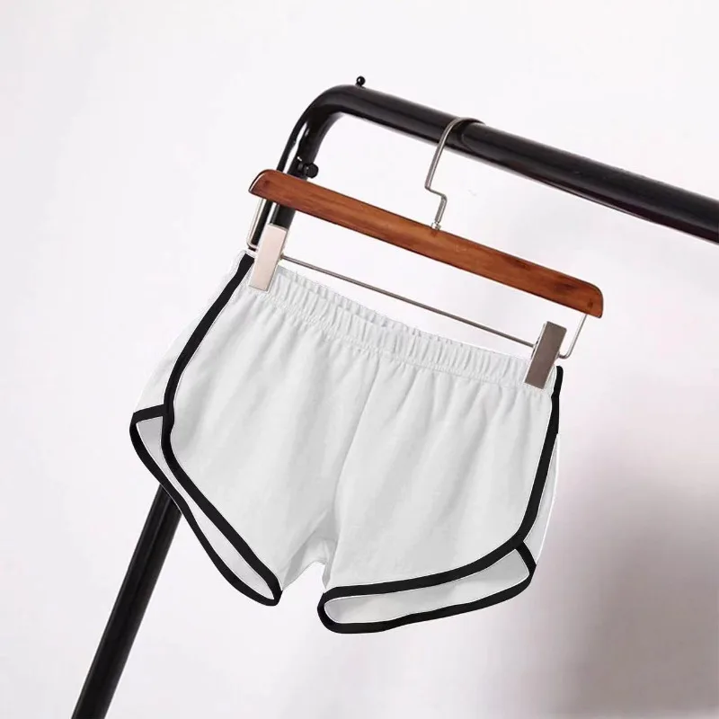 Sports Shorts Women Summer 2024 New Candy Color Anti Emptied Skinny Shorts Casual Lady Elastic Waist Beach Correndo Short Pants